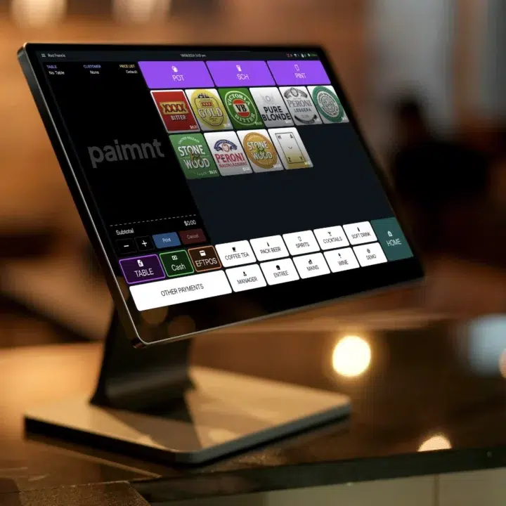 POS Terminal sitting on a